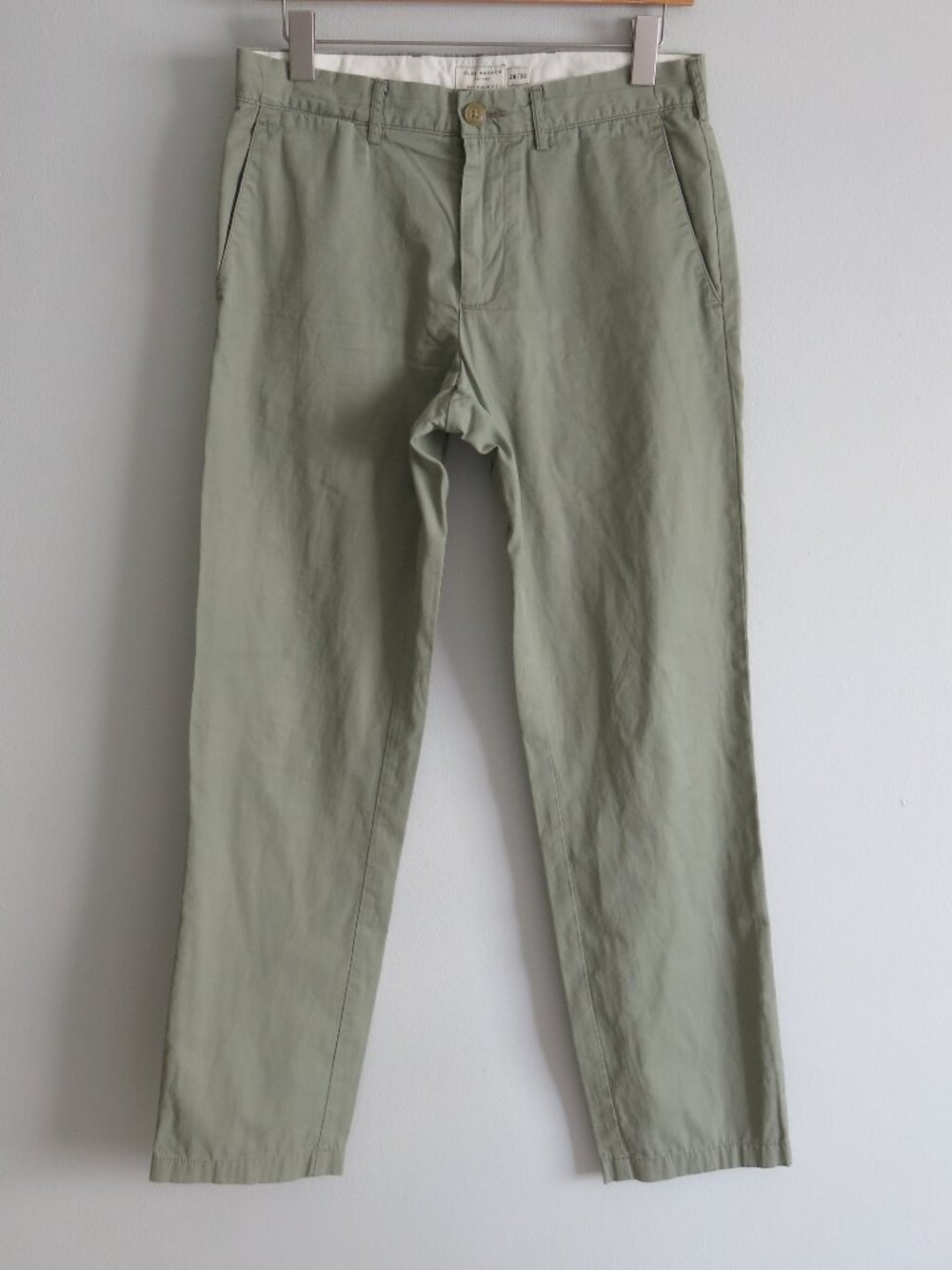 Club Monaco Davis Slim Fit 100% Cotton Straight Leg Pants - Size 28/32